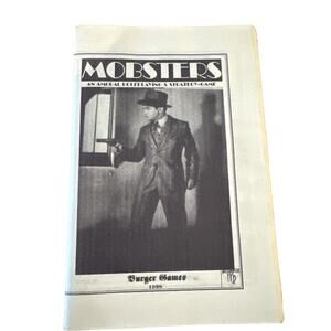 Mobsters An Amoral Role playing & Strategy Game Burger Games 1998